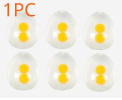 Funky Egg Splat Ball Squishy Toys Stress Relief Eggs Yolk Balls Squishies Fun Toy for Children Anxiety Reducer Relief for Adults