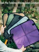Waterproof Folding Seat Cushion & Picnic Mat for Outdoor Camping, Moisture-proof & Thickened for Hiking Comfort tamsiai violetine spalva