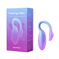 Magic Motion Flamingo Max Blue - Išmanusis vibracinis kiaušinis su Bluetooth