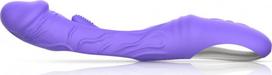 Vibruojantis dildo Good Vibes Only Flax su G-taško stimuliatoriumi, lanksčiu kotu, realistiška forma, keli režimai