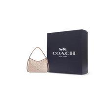 COACH LAUREL Padengto drobės rankinė per petį viena rankena Didelė moteriška smėlio spalvos One Size-Gift Box Set (Basic Set + Black Gift Box) black
