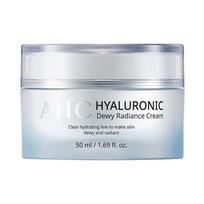 AHC Hyaluronic Dewy Radiance Cream 50ml, Glutathione Brightening Hydrating Lightweight Facial Moisturizer ruda