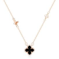 Barbie necklace [Good Luck Exploding Four-leaf Clover Limited Edition] Exquisite and light luxury clavicle chain, student party confession Ba2605018 auksas