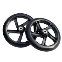 PU Tylus Ratukas Riedlentės Ratukas Motorolerio Ratukas Puikus Sukibimas 125mm*24mm juoda