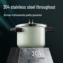 COOKER KING 304 Stainless Steel Anti-Explosion Pressure Cooker