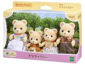 Sylvanian Families Doll Set ST Mark Ages Toy Sylvanian Epoch [Bear Family] FS-04 Certified, 3+, Dollhouse, Families, Co., Ltd.