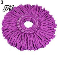 Useful 360 Rotating Head Easy Magic Microfiber Spinning Floor Mop Bucket violetinė