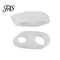 1 Pair Silicone Gel Little Toe Separator Hallux Valgus Bunion Guard Foot Care balta
