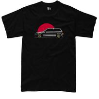 Civic ah TShirt third gen jdm hatchback SB3 D 583 CW t-shirt XXXL