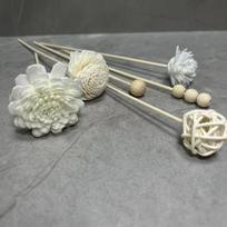 9Pcs Artificial Flower Rattan Reed Fragrance Aroma Diffuser Refill Stick Diy Floral One Size