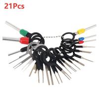 Wire Harness Connector Pin Removal Tool Set 21 26 26 41Pcss Terminal Extraction Tool for Vehicle Wiring Repair 21Pcs