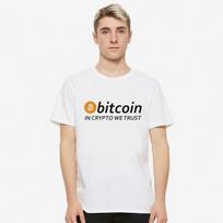 Bitcoin In Crypto We Trust T-Shirt, Men's and Women's Sizes (BTC-78156) XXXL