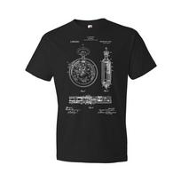 Pocket Watch Shirt Watchmaker Gift Jewelry Shop Shirt Watch Blueprint L