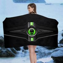 Dell Alienware A-Animation Pc Gaming Microfiber Blanket Quick Drying Beach Towels Printing Super Absorbent Pool Towel Blanket Cotton 30x30cm