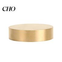 Anti-curling Paperweights Brass Heavy Paper Weight Block Stability Compact Art Supplies Portable Decorative Desktop Ornament for Office Desk 4cm