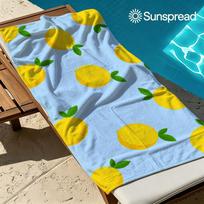 Fresh Lemon Summer Quick Drying Bath Towel Microfiber beach towel light weight swimming camping yoga beach out 50x100cm