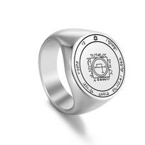 Dawapara Solomon Rings for Men Talisman Key of Solomon Amulet Punk Ring Stainless Steel Jewelry 9