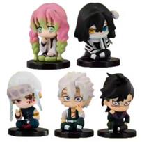 Hot Anime Demon Slayer Figure Tanjirou Agatsuma Zenitsu Q Version Anime Model Action Figure PVC collection Toy for Kids Gift