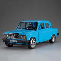 1:18 Russia LADA 2107 NIVA Alloy Diecast Models Toy Car 6 Doors Opened Sound Light Pull Back Vehice Collect Gift Children's Toys