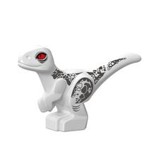 Dinosaur World Chase Tyrannosaurus Rex Spinosaurus StegosaurusColor Baby Building Blocks Accessories Toys for children gift 1pcs