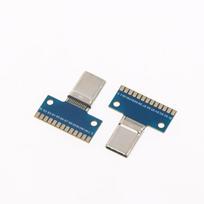 2Pcs USB 3.1 Type C Male to Female 24 Pin Connector Adapter Receptacle Reliable Connection for PC Laptop Charging