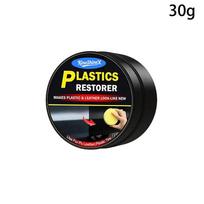 1Piece Car Plastic Restorer Back To Black Gloss Auto Cleaning Products Leather Restore Polish And Coating Renovator