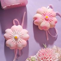 Cherry Blossom Tofu Squeeze Ball Slow Rebound Fidget Gadget Daily Stress Relief Decor rožinė