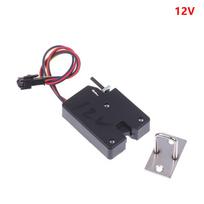 [C]DC 5V 12V 24V Mini Small Electric Control Cabinet Door Lock Cabinet Lock Locker Drawer Lock Electronic Lock Access Control black