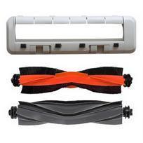 Rubber Nylon Main Brush Pair and Roller Brush Cover Replacement for Xiaomi For Mijia M40 D110 CN Robot Vacuum Cleaner China Mainland