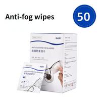 50/100Pcs Anti-Fog Wipes for Glasses Pre-moistened Antifog Lens Wipe Individually Wrapped Disposable Defogger Eyeglass Wipes 50pcs-Anti-fog wipes
