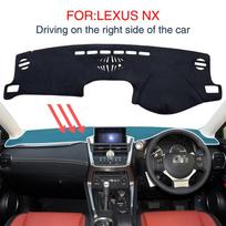 Prietaisų skydelio kilimėlis Lexus NX 2015 - 2020 Priedai Neslystantis Kilimėlis Prietaisų Skydelio Padėklas Prietaisų Skydelio Uždangalas Juodas Kilimas Automobilio Prietaisų Skydelio Kilimas left juoda