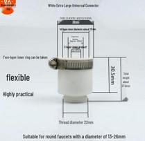 Universal Anti-Splash Faucet Extender for Bathroom and Balcony