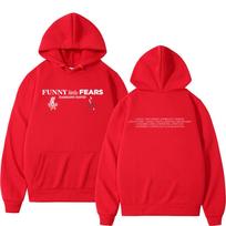 Juokingas Mažų Baimių Albumas Damiano David Pasaulinės Ekskursijos 2025 Harajuku Gobtuvėlis Unisex Hip-hop Megztinis Žieminis Laisvalaikio Gobtuvėlis S