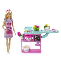 Lėlės Barbie rinkinys „Gėlių parduotuvė“