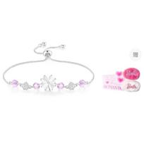 Barbie crystal bracelet [ Crystal* Explosion Limited] Four-leaf clover rose quartz faceted beads, adjustable and gentle, gentle Y-Ba2604070 balta