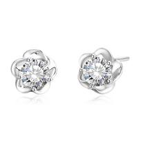 Barbie earrings [ Flash*925 Silver Needle Five-petaled Flower] Romantic Confession, Pure Silver, Light Luxury, Niche High-end G-Ba2604029 sidabras