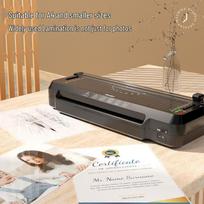 Deli A4 Home & Office Photo Laminator with Cutter CN plug (adapter included)