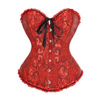 Moteriškas korsetas su raišteliais Bustier kostiumui S rožinė