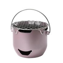 Metal Camping Charcoal Stove Household Barbecue Grill BBQ Tool Portable Charcoal Grill  Outdoor violetinė
