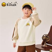 B.Duck Kids' Cartoon Pullover Sweatshirt 140 abrikosas