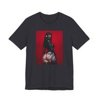 Sexy Latex Anime Demon Girl Graphic Tee  Edgy Anime Dark Art Unisex Gift T-Shirt M