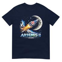 Artemis Ii 2026 Rocket Launch Mission To The Moon Artemis 2 Tshirt S