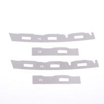 10th Generation Civic 2016 2021 Front Bumper Repair 4Pcs Metal Buckle Plates Enhanced Stability Secure Car Upgrade Solution Onesize
