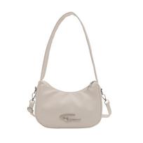 Niche texture underarm bag women, new summer messenger bag feeling cloud silver crescent shoulder bag balta