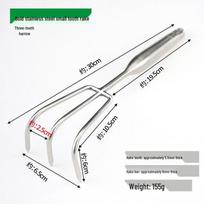Stainless Steel Multi-Function Garden & Beach Rake Tool for Soil Loosening, Grass Raking, and Seed Planting