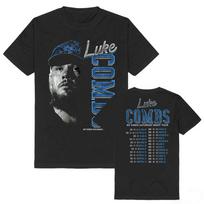 2026 Luke Combs TOUR Vintage Hip Hop T-shirt Short Sleeve Casual Unisex Graphic Printing Tshirt Popular Summer T Shirt XS