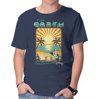 Unisex Crew Neck T-Shirt Best Beaches In The Galaxy Graphic Short Sleeve Casual Tee L