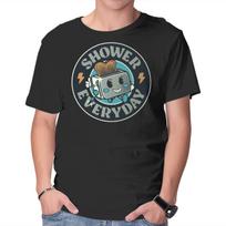 Unisex Crew Neck T-Shirt Shower Everyday Vintage Toaster Graphic Short Sleeve Casual Tee L