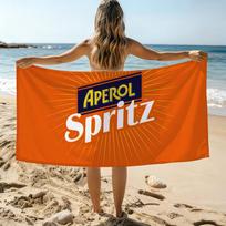 Madingas oranžinis A-Aperol S-Spritz Prekės ženklo Rankšluostis Paplūdimio rankšluostis Ypač didelis Greitai džiūstantis Rankšluostis Sugeriantis Minkšti Maudymosi Paplūdimio rankšluosčiai Vyrams Moterims STJ40x70CM