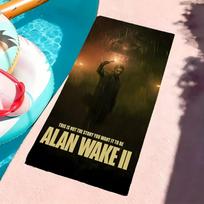 A-Alan Wake 2 Towel Microfiber Beach Towel, Quick-Dry, Sand-Free, Ultra-Fine Fiber, Super Soft. 60x35CM